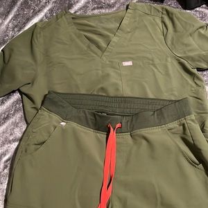 Olive Green Figs Shirt